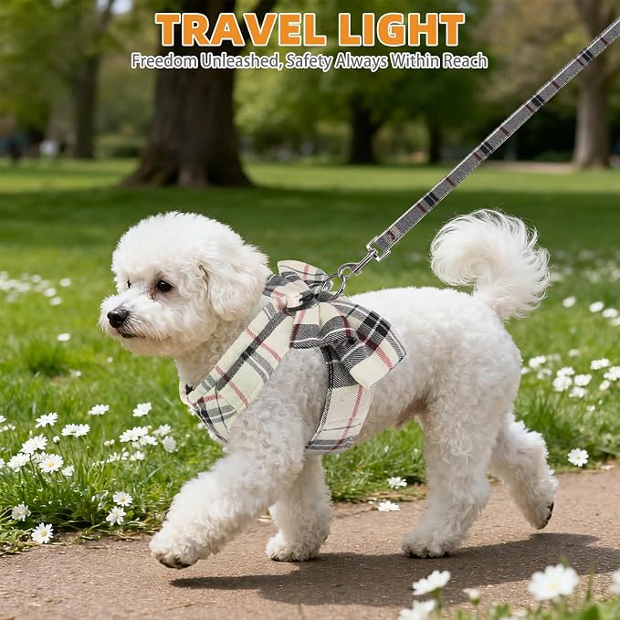 KOOLTAIL Small Dog Harness and Leash Set, Cute Puppy Vest Harnesses - Image 6