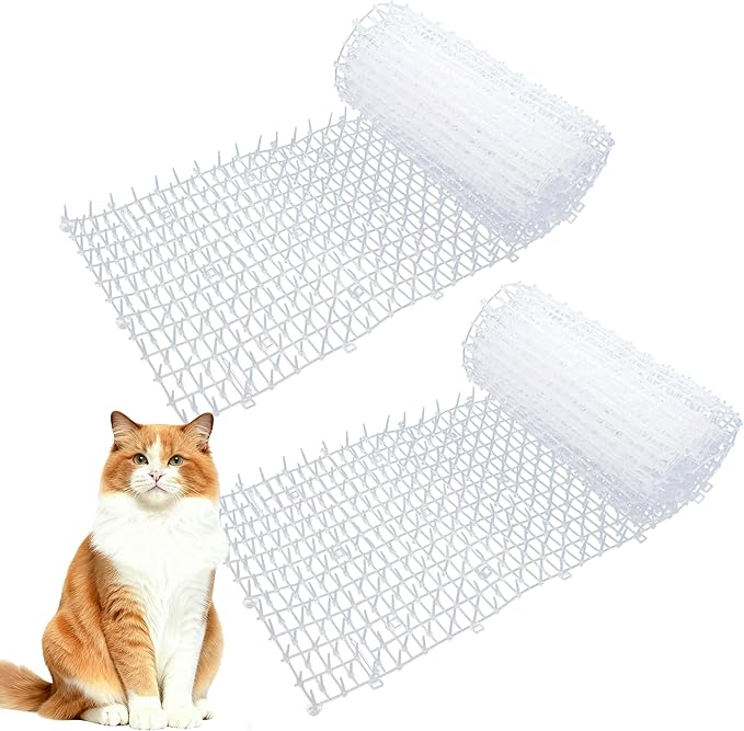 2 Pack Transparent 6.5ft Cat Scat Mat by OCEANPAX