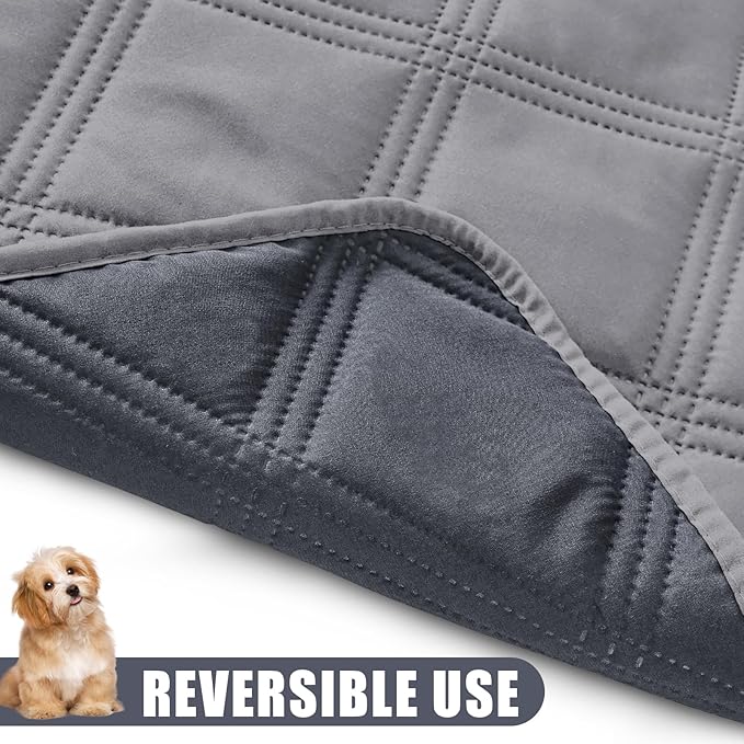 Smiry Waterproof Dog Bed Cover Blanket 40x90, Soft Reversible Pet Blanket - Image 3