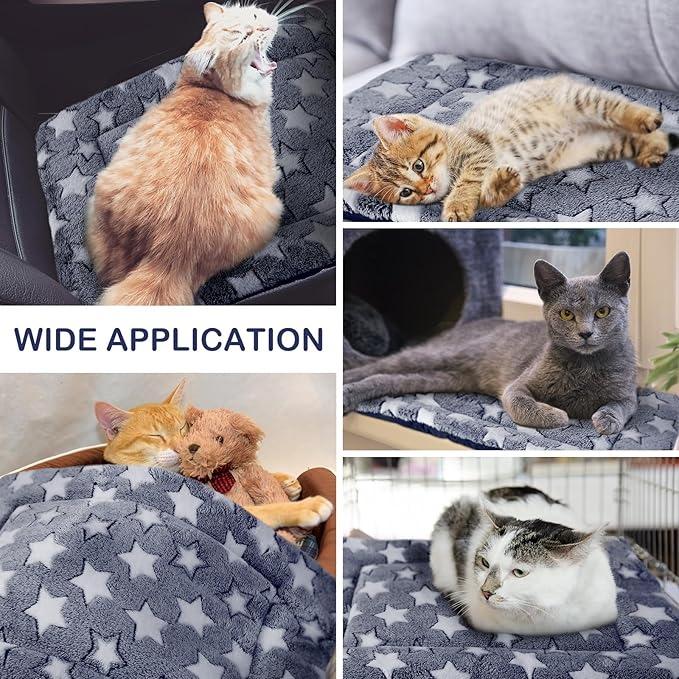 VitalCozy 4 Pcs Dog Crate Pads, Ultra Soft Warm Washable Anti-Slip Kennel Bed - Image 5