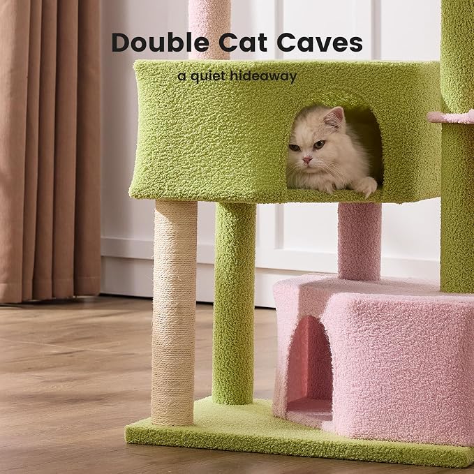 Gardner Pet 41" Tall Cat Tree for Medium-Large Cats, Heavy Duty Cat Trees Towers - Image 5