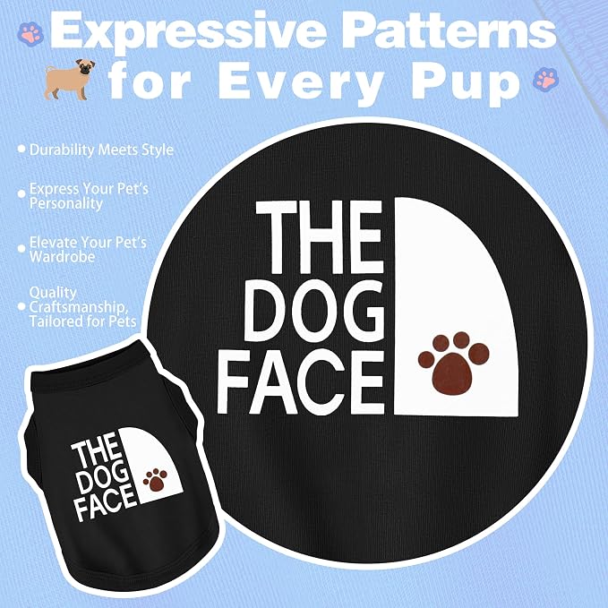 Personality Canine Attire: Soft, Lightweight Cotton Dog Clothes - Image 6