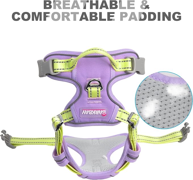 BARKBAY No Pull Dog Harness Front Clip Heavy Duty Reflective Easy Control Handle - Image 7