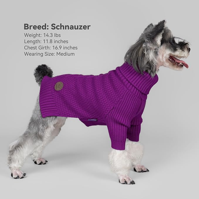 cyeollo 4XL Dog Sweater, Pullover Turtleneck - Image 8