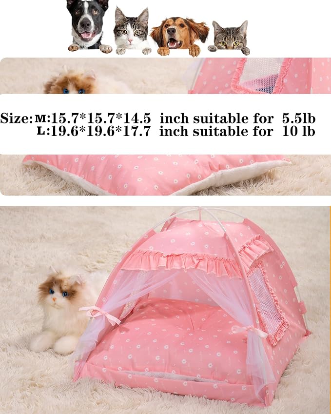 Cat Princess Bed Tent House - Image 5