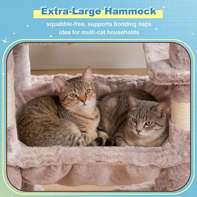 Hey-brother Cat Tree Tower, Scratching Posts - Image 6