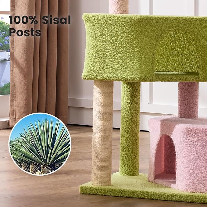 Gardner Pet 41" Tall Cat Tree for Medium-Large Cats, Heavy Duty Cat Trees Towers - Image 4