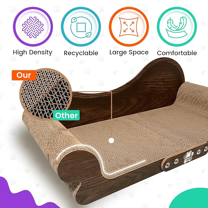 Cat scratcher sofa - Image 3