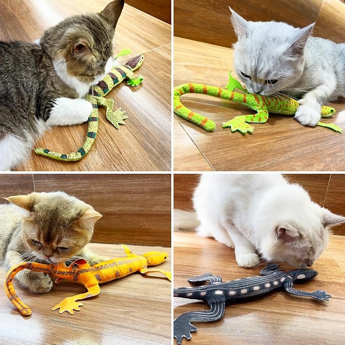 CiyvoLyeen Lizard Catnip Toys Chew Bite Resistant Toys - Image 6