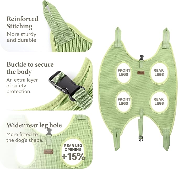 Dog Grooming Hammock – for Dogs Cat Grooming Hammock, Dog Sling for Nail - Image 6