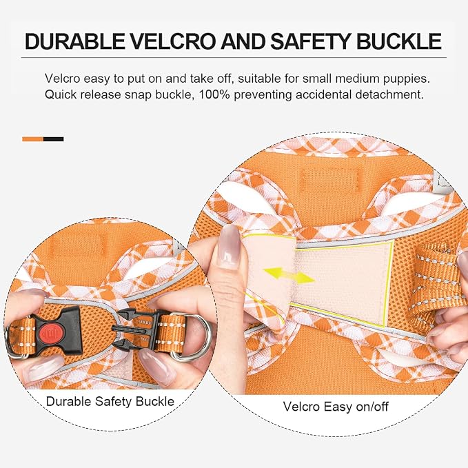 Mercano Soft Mesh Dog Harness and Leash Set, No-Chock Step-in Reflective - Image 4