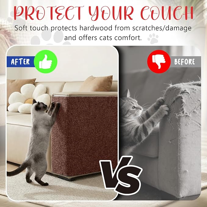 18 PCS Large Cat Scratch Furniture Protector, Couch Protector from Cat Claws - Image 5