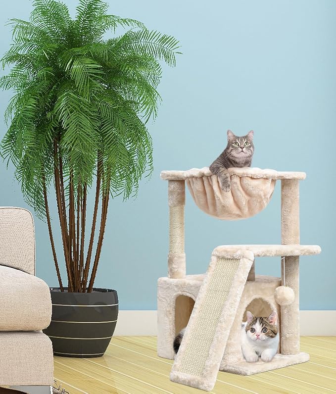 SYANDLVY Cat Tree for Indoor Cats Large Adults, Modern Activity Tower - Image 7
