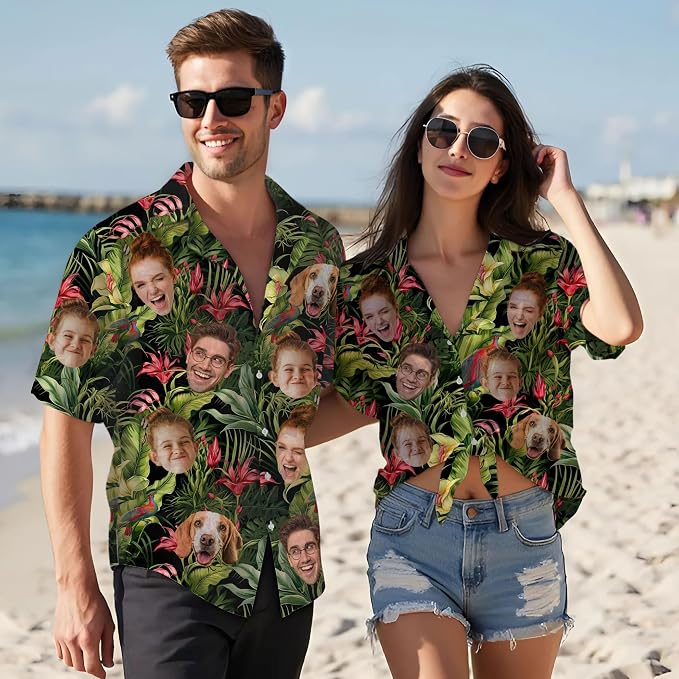 Custom Hawaiian Shirt with Face - Image 3