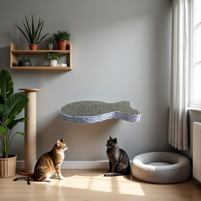 Cat Scratching Board Premium Scratch Textures Cardboard Anti-Scratch Stress - Image 5