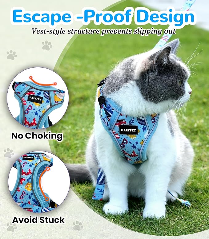 Halypet Cat Harness and Leash Set - Image 2