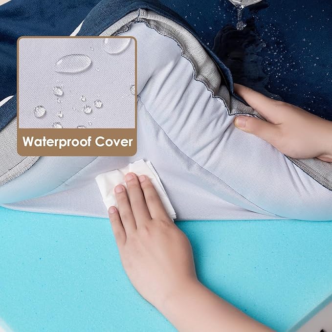 EHEYCIGA Orthopedic Dog Beds for Large Dogs, Waterproof Memory Foam Large Pet - Image 3