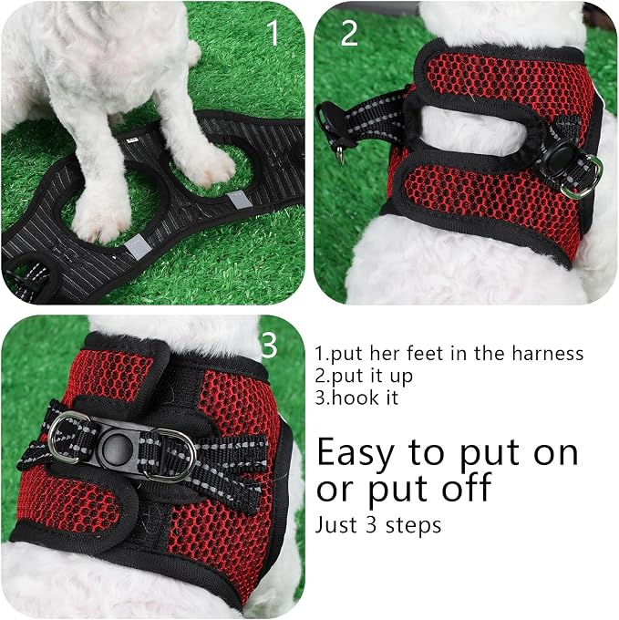 Dog Harness for Medium Dogs Chihuahua Harness Tiny Dog Harness for Cats Dogs - Image 7