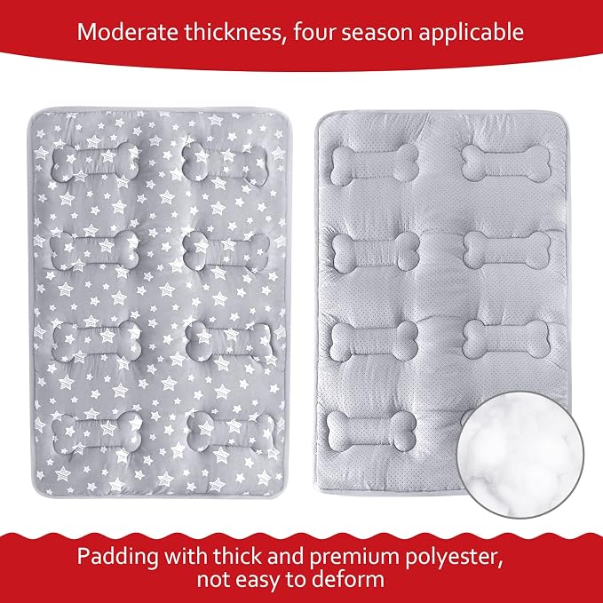 Dog Crate Mat, Soft Dog Bed Mat - Image 3