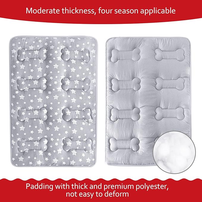 Dog Crate Mat, Soft Dog Bed Mat - Image 3