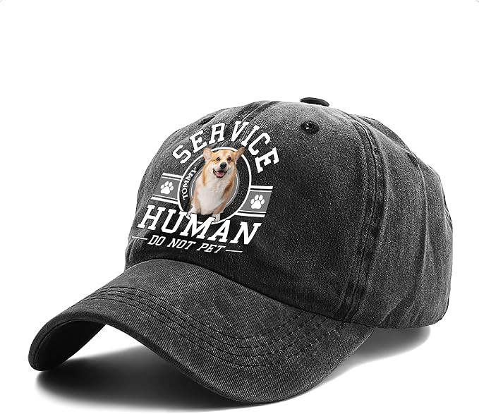 Personalized Vintage Washed Denim Dad Hat, Custom Baseball Cap - Image 2