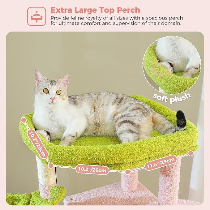 PAWZ Road Tall Cat Tower, 70 Inch Cat Tree - Image 4