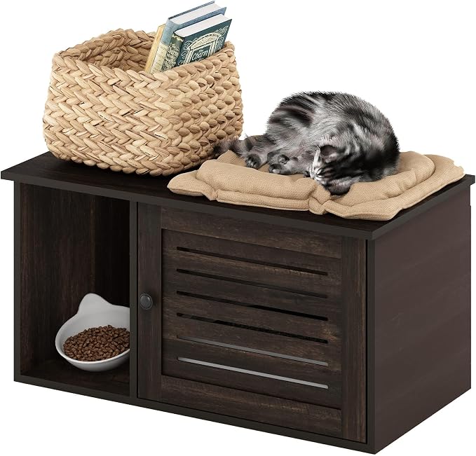 Furinno Peli Farmhouse Hidden Cat Litter Box - Image 4