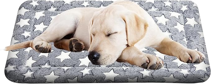 Washable Dog Bed Plush Orthopedic Outdoor Crate Mat by Unknown