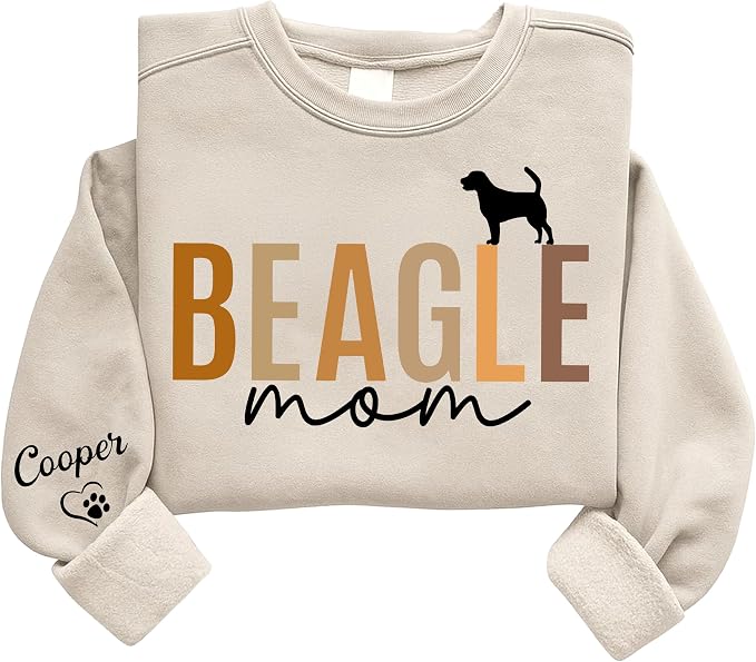 Personalized Dog Sweatshirt for Pet Lovers, Custom Name Crewneck, Cozy Gift for by Unknown