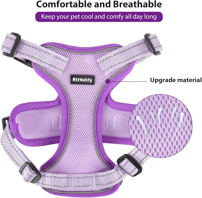 Rttochfy Cat Harness and Leash Set, Adjustable and Reflective Cat Vest - Image 3