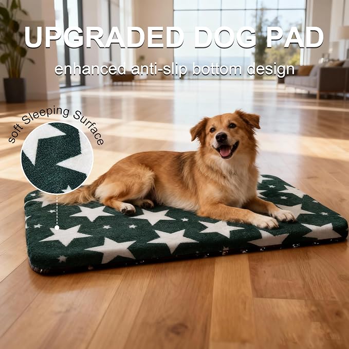 Washable Dog Bed Plush Orthopedic Outdoor Crate Mat - Image 2