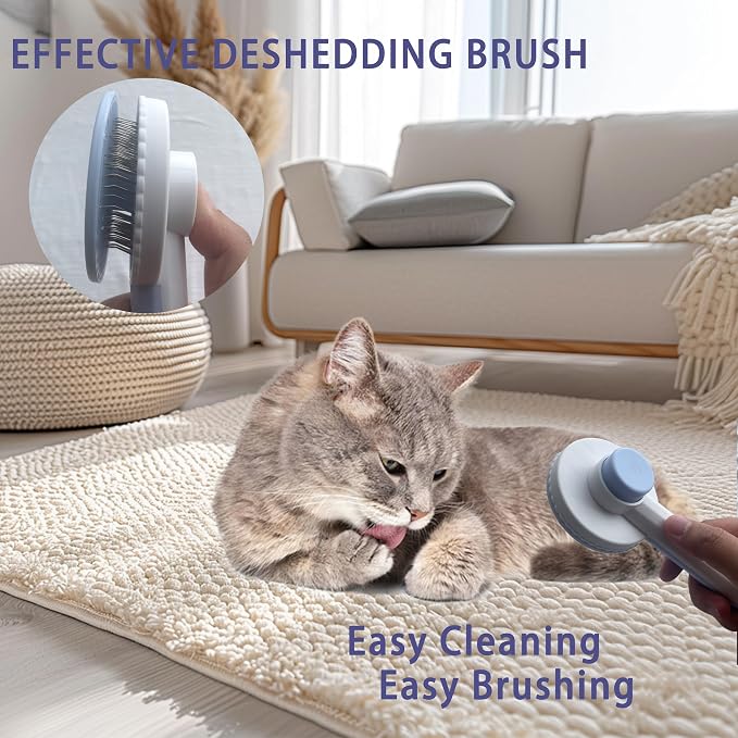 Cat Grooming Brush Kit 6 Tools - Image 2