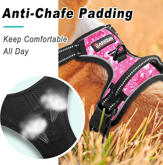 BARKBAY No Pull Dog Harness Large Step in Reflective Dog Harness - Image 2