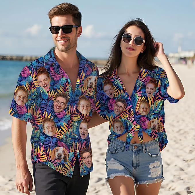 Custom Hawaiian Shirt with Face - Image 3