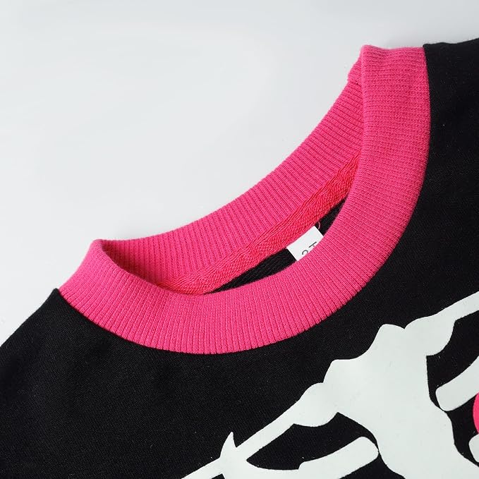 RETSUGO Toddler Baby Girls Sweatshirts Casual Pullover Crewneck Winter Long - Image 6