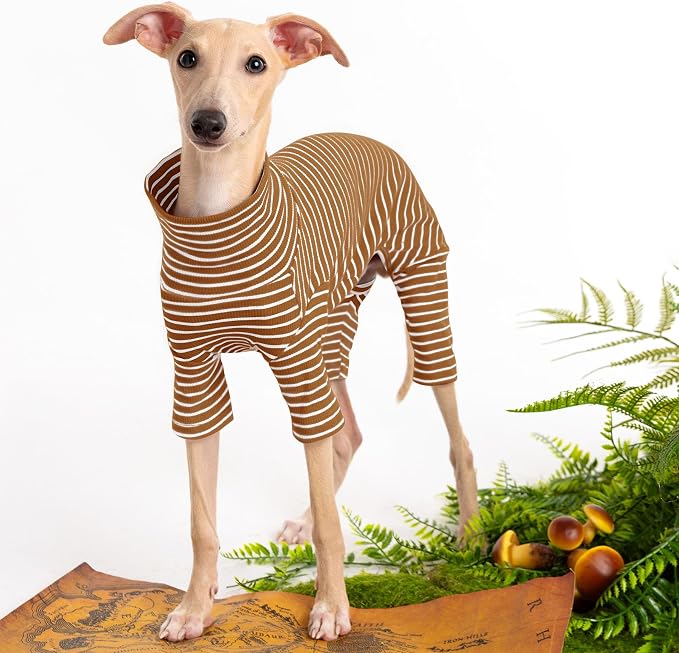 Dog Sweaters for Small Dogs Girls Boys, Striped Pet Sweaters for Fall Winter - Image 2