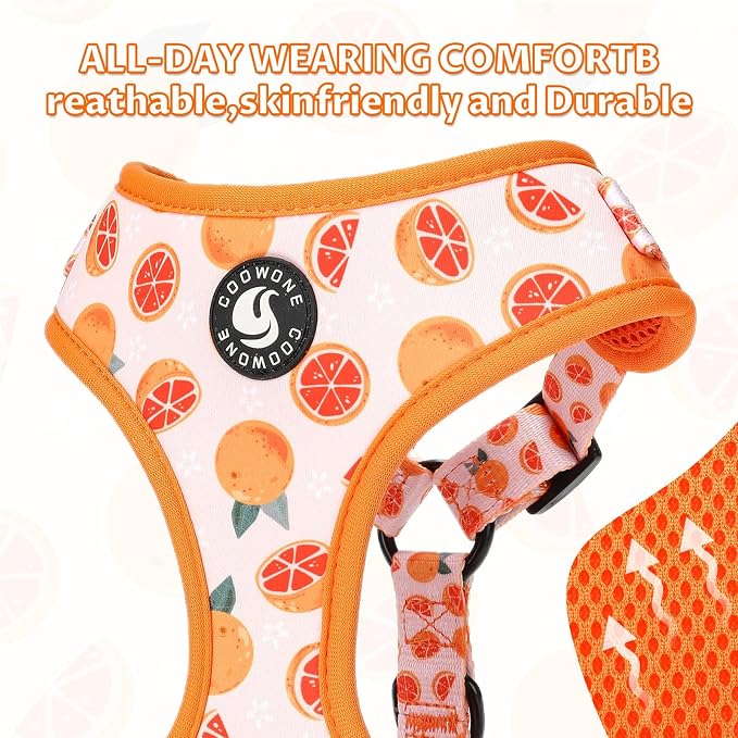 Dog Cat Harness and Leash Set, Puppia Soft Mesh Padded and Adjustable Puppy - Image 5