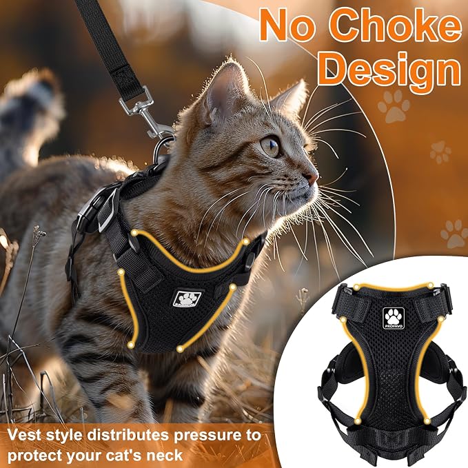 Cat Harness and Leash for Walking, Airtag Cat Harness and Leash Set - Image 5