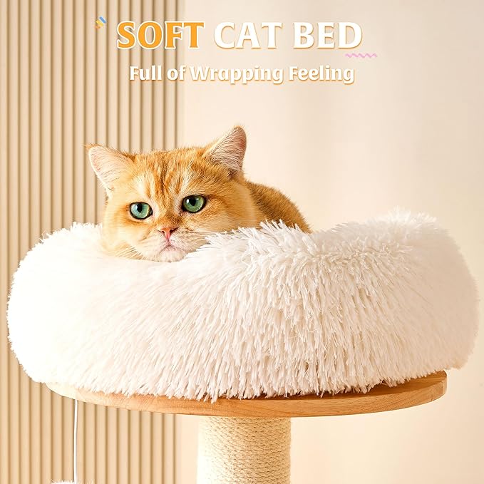 HITTITE Solid Wood Cat Tree Tower - Image 6