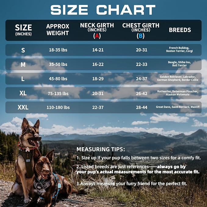 Auroth Tactical Dog Harness for Small Medium Dogs No Pull Adjustable Pet - Image 6