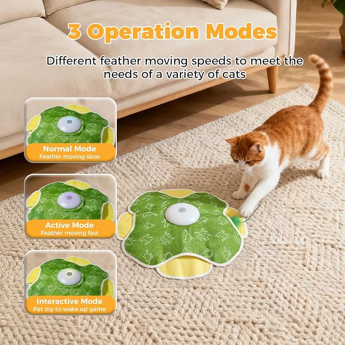 Cat Toys for Bored Indoor Adult Cats, Rechargeable Interactive Cat Toy - Image 5