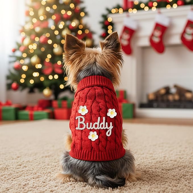 Personalized Dog Winter Sweater - Image 5