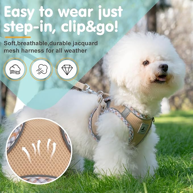 Dog Harness and Leash Set, No Pull Pet Harness - Image 2