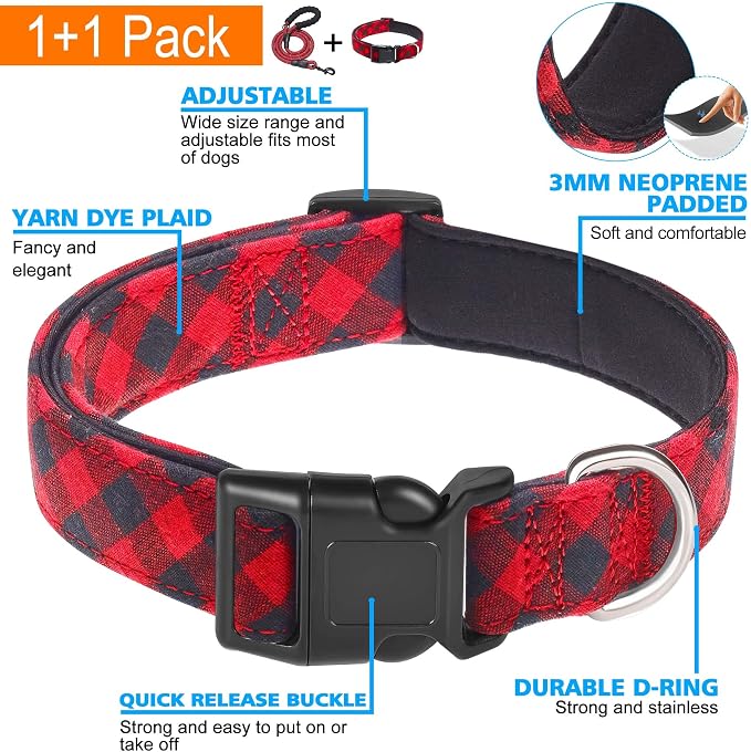 Reflective Dog Collar Padded - Image 3