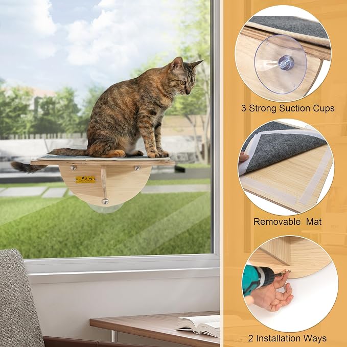 COZIWOW Cat Window Perch Hammock - Image 5