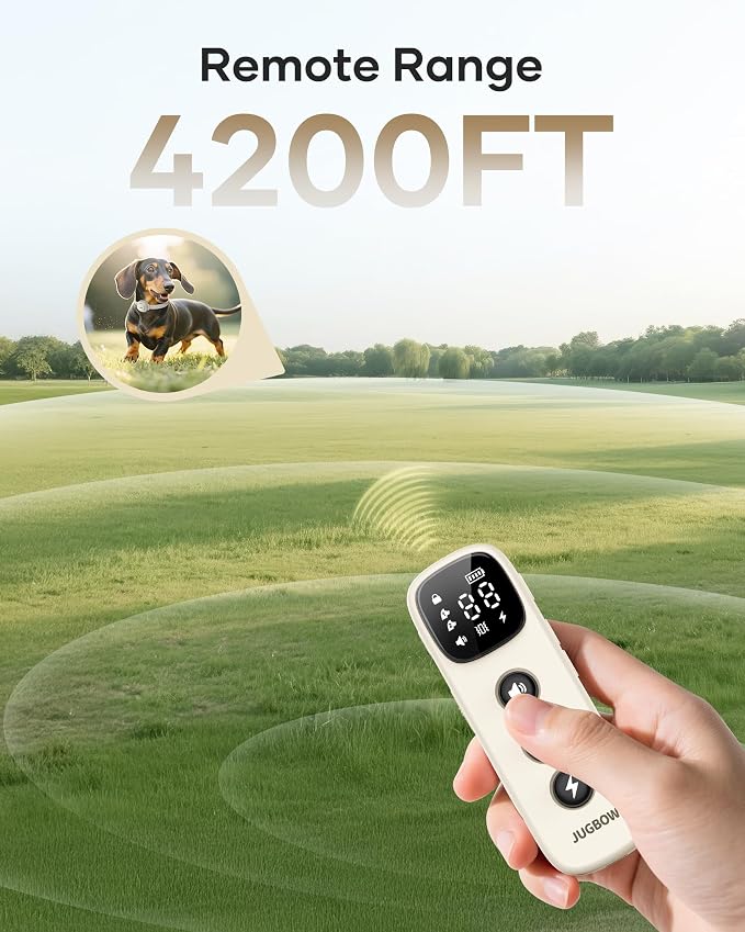 Jugbow Shock Collar for Small Dogs - 4200FT Dog Training Collar - Image 7