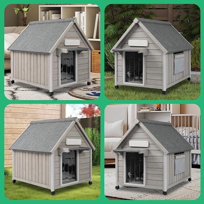 PetsCosset 26" L Outdoor Dog House - Image 6