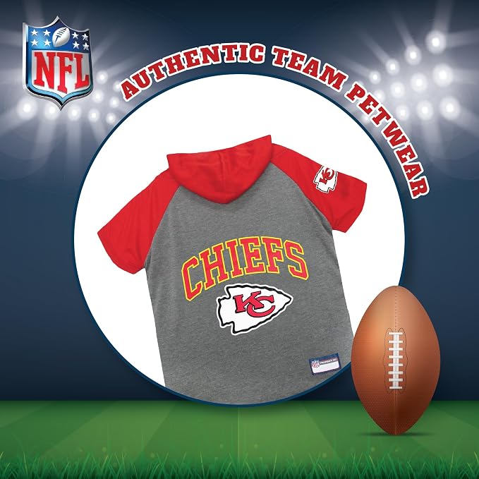 Kansas City Chiefs Hoodie Tee Shirt - Image 4