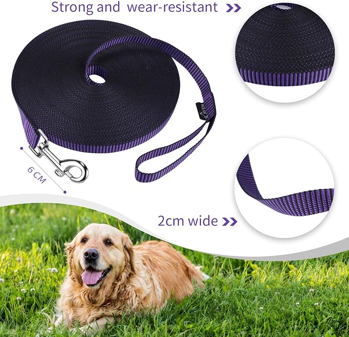 Hi Kiss Dog/Puppy Obedience Recall Training Agility Lead - 15ft 20ft 30ft 50ft - Image 5