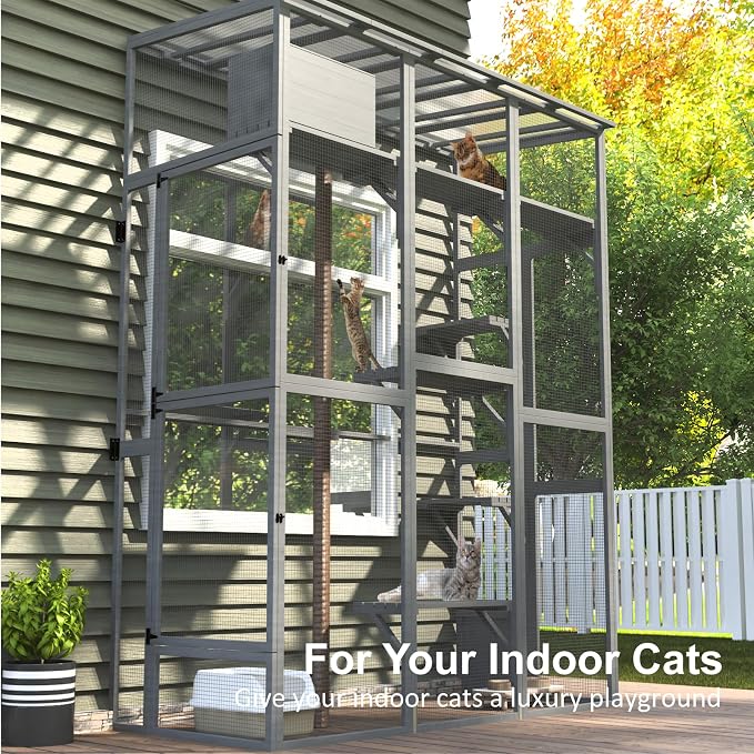Cat Catio, Large Catio Outdoor Cat Enclosure, Window Enclosure - Image 5